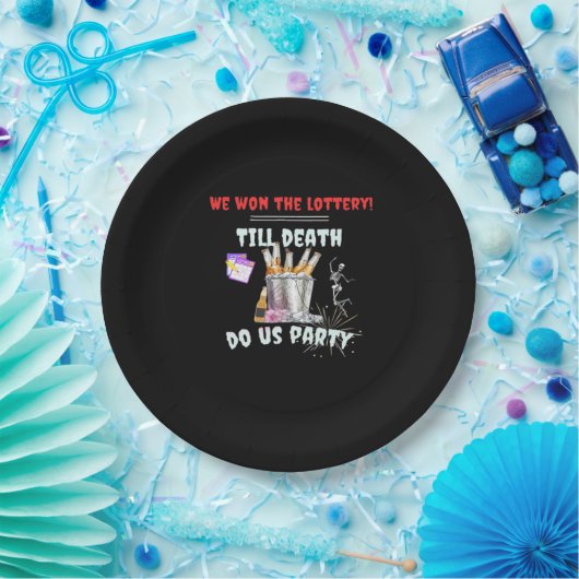 Wir die Lotterie - bis zum Tod tun uns Party Pappteller (Party)