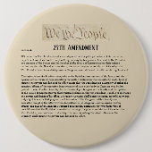 Wir, die Menschen 25. Verfassungsänderung widerste Button (Vorderseite)