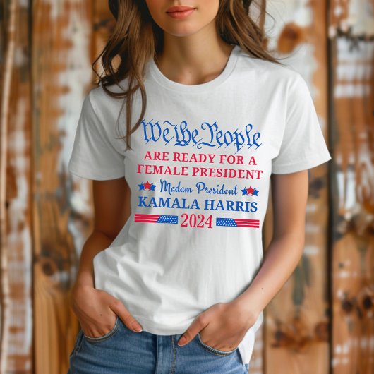 Wir, die Menschen bereit für Kamala Harris POTUS 2 T-Shirt