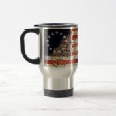 WIR DIE MENSCHEN Betsy Ross Aged Wood American Fla Reisebecher (Links)