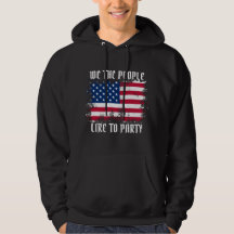 Wir die Menschen Funny Distressed USA Flag 4. Juli