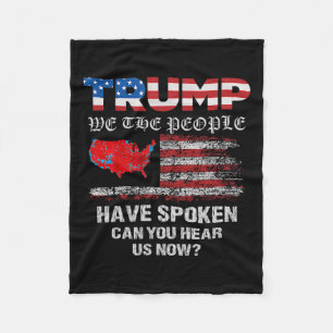 Wir, die Menschen haben gesprochen T-Shirt USA Wah Fleecedecke