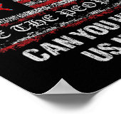 Wir, die Menschen haben gesprochen T-Shirt USA Wah Poster (Ecke)