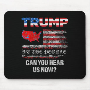 Wir, die Menschen haben Karte der Wahlen 2024 gesp Mousepad