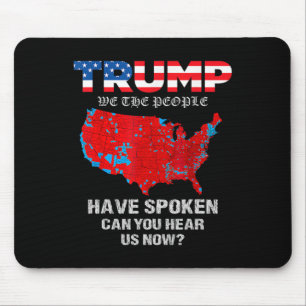 Wir, die Menschen haben Karte der Wahlen 2024 gesp Mousepad