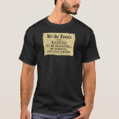 Wir, die Menschen in der US-Verfassung - Freiheits T-Shirt (Vorderseite)