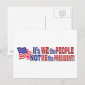 Wir, die Menschen Postkarte (Vorne/Hinten)