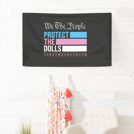 Wir, die Menschen, schützen die Dollars LGBT Trans Banner (Insitu)