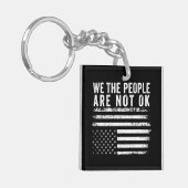 Wir, die Menschen sind nicht gut Gedreht amerikani Schlüsselanhänger (Vorderseite links)