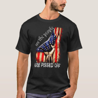 Wir, die Menschen sind von Vintagen USA verpisst F T-Shirt