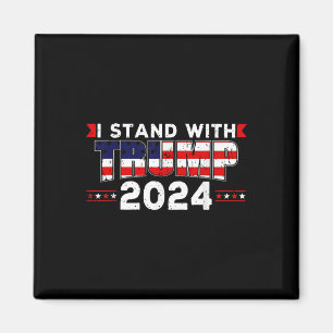 Wir, die Menschen stehen mit Donald Trump 2024 Ame Magnet