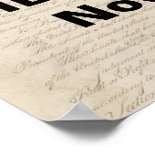 Wir, die Menschen, stimmen für die Zwischenwahlen  Poster (Ecke)