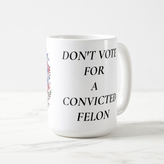 WIR, DIE MENSCHEN, STIMMEN NICHT FÜR EINEN VERURTE KAFFEETASSE (VorderseiteRechts)