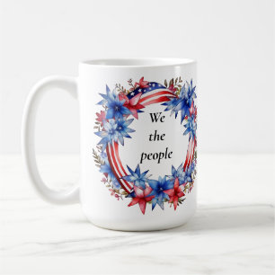 WIR, DIE MENSCHEN, STIMMEN NICHT FÜR EINEN VERURTE KAFFEETASSE