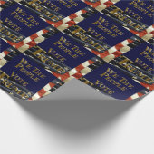 WIR DIE MENSCHEN STIMMEN TRUMP GESCHENKPAPIER (Ecke)