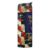 WIR DIE MENSCHEN STIMMEN TRUMP THERMOSBECHER (Nach links gedreht)