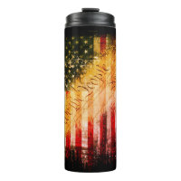 WIR DIE MENSCHEN Vintag Retro Rock American Flag