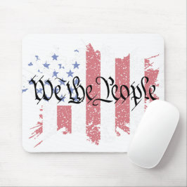 Wir, die "People American Peace Flag" Platsch Mousepad