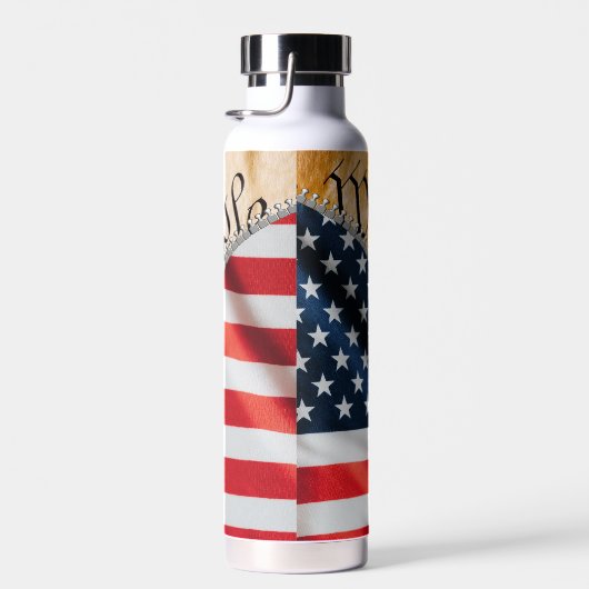 Wir, die People USA Flag Zipper Trinkflasche (Rechts)