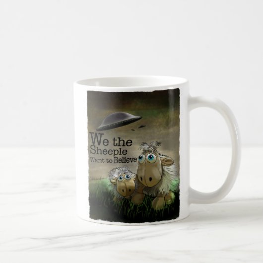 Wir die Sheeple-Tasse Kaffeetasse (Rechts)