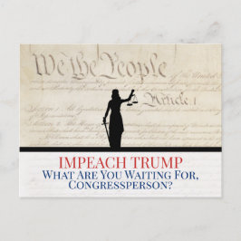 Wir, die Volkskongresspartei, die Trump-Lady-Justi Postkarte