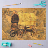 Wir, die Volksverfassung, deckten Wagon ab Seidenpapier (Basteln)