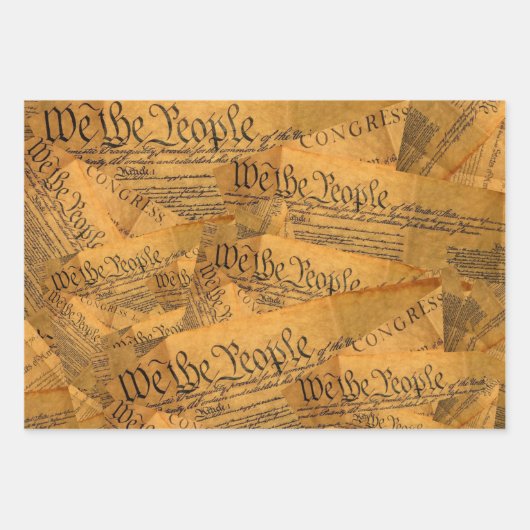 Wir, die Volksverfassung Geschenkpapier Set (Vorderseite)