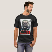 Wir Doug den Mops Kopfhörer 01 T-Shirt (Vorne ganz)
