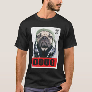 Wir Doug den Mops Kopfhörer 01 T-Shirt