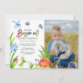 Wir drängen uns aus | Foto Birthday Party Einladung (Vorderseite)