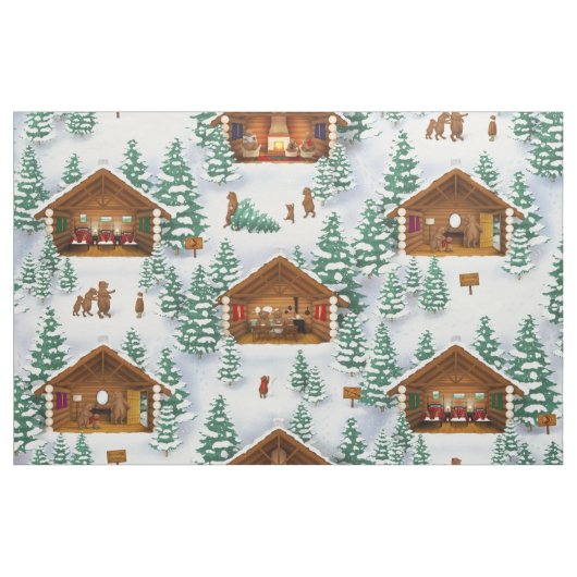Wir drei Bären (großformatig) Stoff (Fat Quarter (45,7 x 55,9 cm))