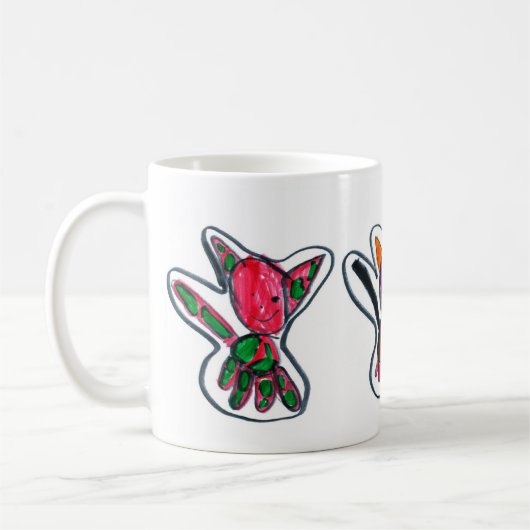 Wir drei Hunde Kaffeetasse (Links)