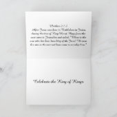 Wir drei Könige Card Feiertagskarte (Innenseite)