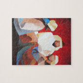 Wir drei Könige die weissten Weihnachtsmänner Puzzle (Horizontal)