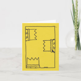 Wir drei Könige Quirky Weihnachtskarte Karte