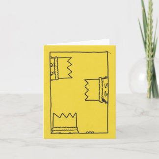 Wir drei Könige Quirky Weihnachtskarte Karte