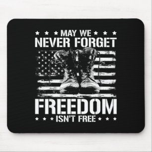 Wir dürfen nie vergessen, Freiheit ist nicht Veter Mousepad