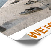 WIR DÜRFEN NIE VERGESSEN! POSTER (Ecke)