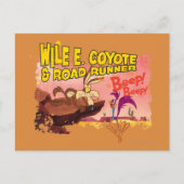 WIR E. COYOTE™ & ROAD RUNNER™ BEEP BEEP!™ POSTKARTE (Vorderseite)