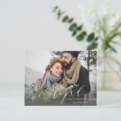 WIR ELOPIERT ANKÜNDIGUNGSPOSTKARTE (Stehend Vorderseite)