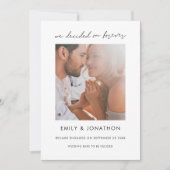 Wir entschieden uns für die Verlobung des ewigen F Ankündigung (Vorderseite)