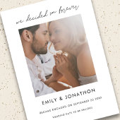 Wir entschieden uns für die Verlobung des ewigen F Ankündigung