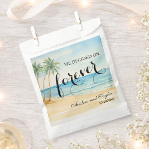 Wir entschieden uns für ewig elegante Hochzeit Geschenktütchen