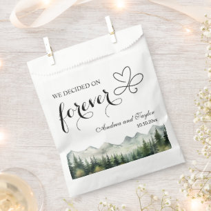 Wir entschieden uns für Forever Elegant Hochzeit Geschenktütchen