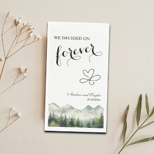 Wir entschieden uns für Forever Elegant Hochzeit Serviette