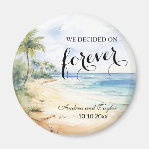 Wir entschieden uns für Forever Elegant Wedding Gu Magnet
