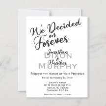 Wir entschieden uns für Forever, Soficitated, einf