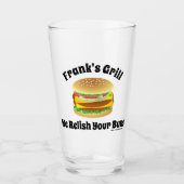Wir entspannen Ihre Brötchen Personalisierten Hamb Glas (Vorderseite)