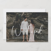 Wir entwickelten ein elegantes und modernes Foto Ankündigung (Vorderseite)