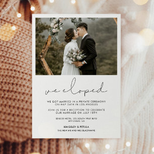 Wir entwickelten eine handgeschriebene minimalisti einladung